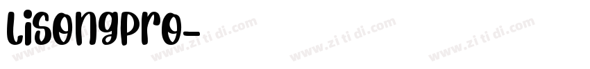 LiSongPro字体转换