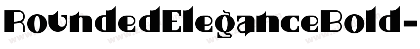 RoundedEleganceBold字体转换
