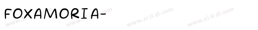 FoxAmoria字体转换