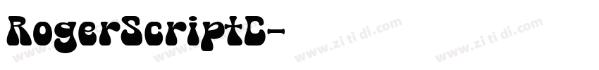 RogerScriptC字体转换