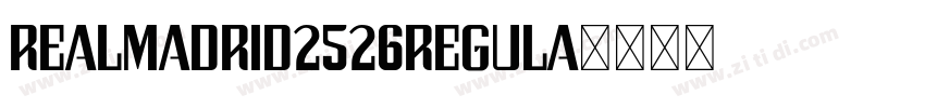 RealMadrid2526Regula字体转换