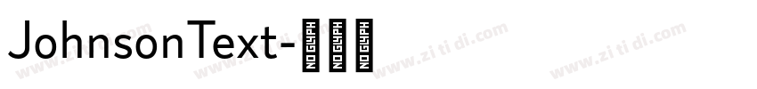 JohnsonText字体转换