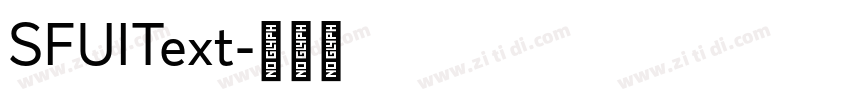 SFUIText字体转换