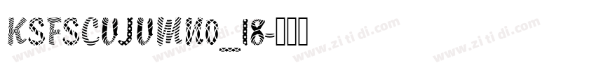 KSFSCVJVMN0_18字体转换