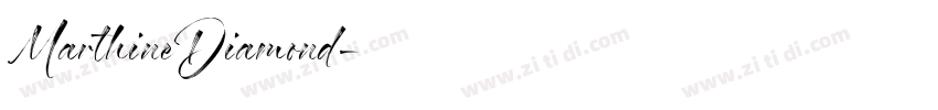 MarthineDiamond字体转换