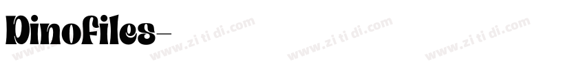 Dinofiles字体转换