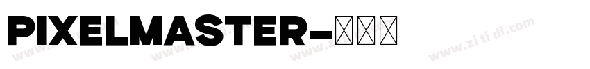 PixelMaster字体转换