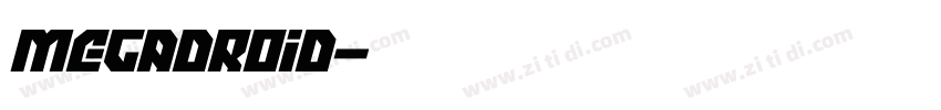 Megadroid字体转换
