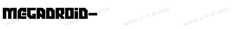 Megadroid字体转换