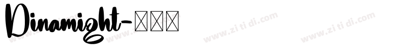 Dinamight字体转换