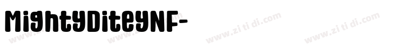 MightyDiteyNF字体转换