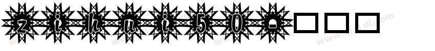 zihui50字体转换