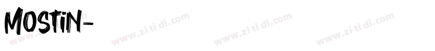 Mostin字体转换