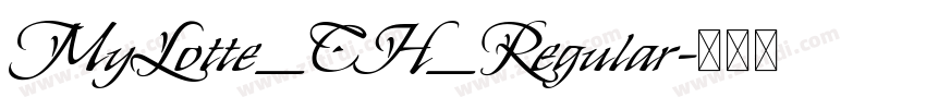 MyLotte_CH_Regular字体转换