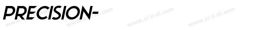 Precision字体转换