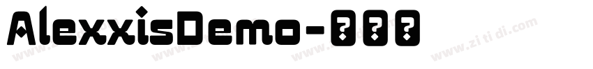 AlexxisDemo字体转换