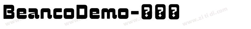 BeancoDemo字体转换