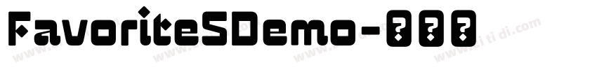 FavoriteSDemo字体转换