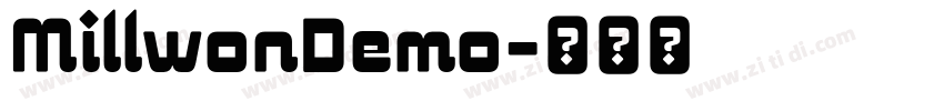 MillwonDemo字体转换