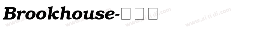 Brookhouse字体转换