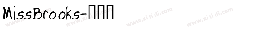 MissBrooks字体转换