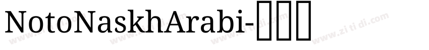 NotoNaskhArabi字体转换
