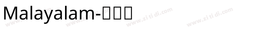 Malayalam字体转换