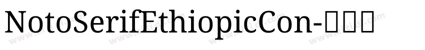 NotoSerifEthiopicCon字体转换