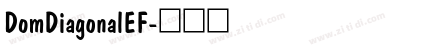 DomDiagonalEF字体转换