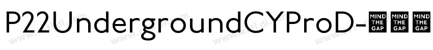 P22UndergroundCYProD字体转换