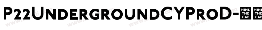 P22UndergroundCYProD字体转换
