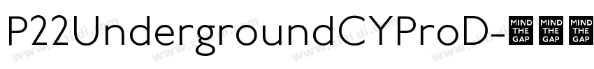 P22UndergroundCYProD字体转换