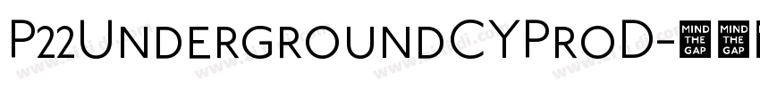 P22UndergroundCYProD字体转换