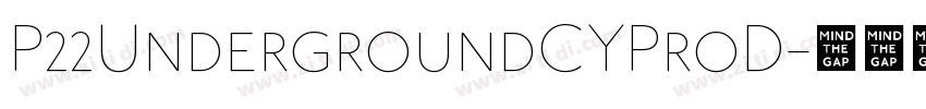 P22UndergroundCYProD字体转换