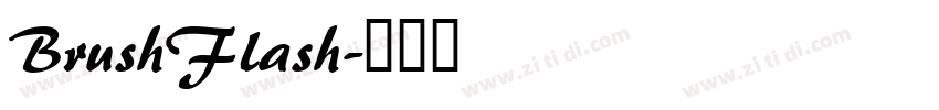 BrushFlash字体转换