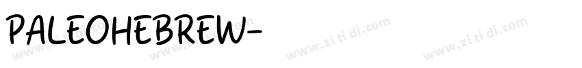PALEOHEBREW字体转换