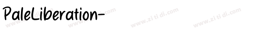 PaleLiberation字体转换