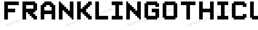 FranklinGothicURWCon字体转换