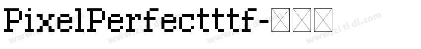 PixelPerfectttf字体转换