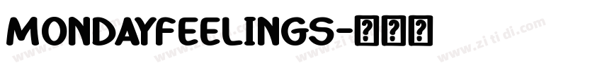 MondayFeelings字体转换