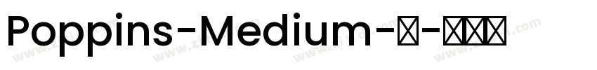Poppins-Medium-中字体转换