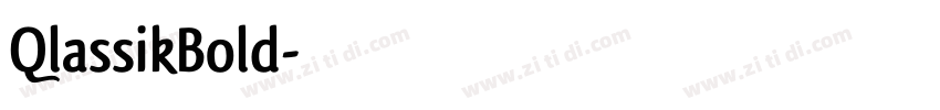 QlassikBold字体转换