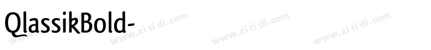 QlassikBold字体转换