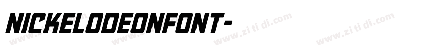 nickelodeonfont字体转换