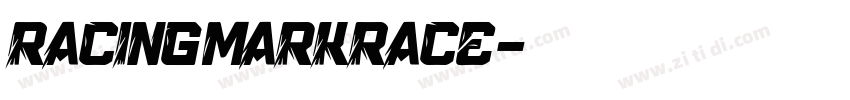 RacingMarkRace字体转换