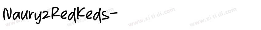 NauryzRedKeds字体转换