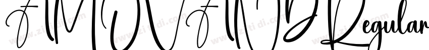 AMOVANDRegular字体转换