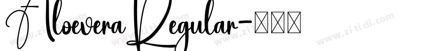 AloeveraRegular字体转换