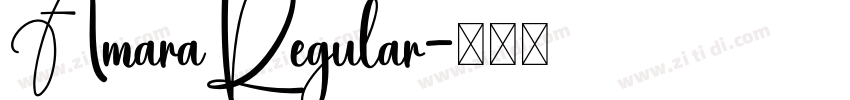 AmaraRegular字体转换