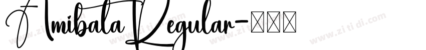 AmibataRegular字体转换